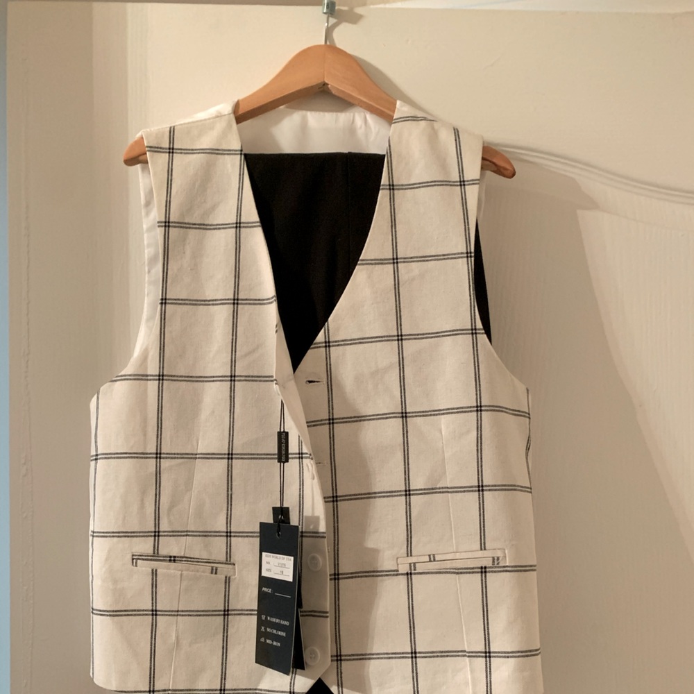 A vest and slacks